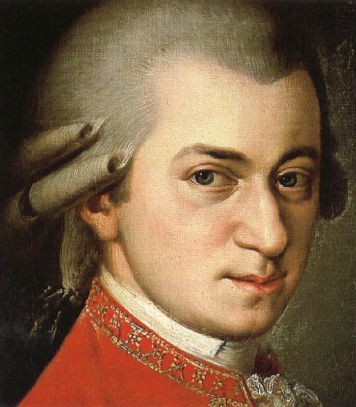 antonin dvorak wolfgang amadeus mozart, painted nearly three decades after his death by barbara krafft china oil painting image